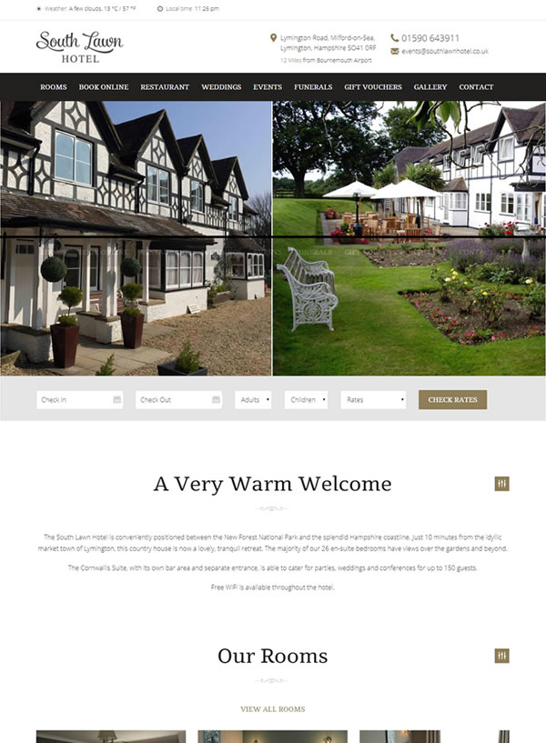 south lawn hotel